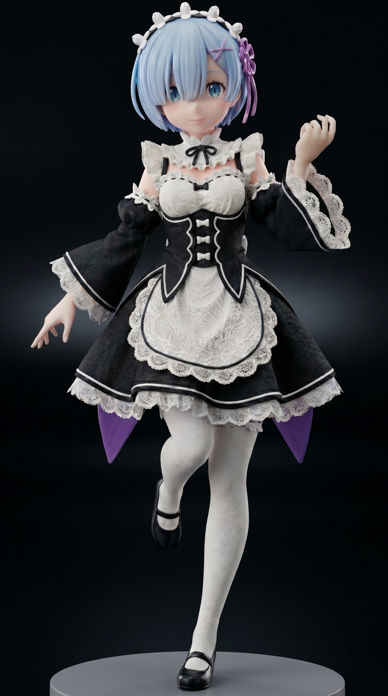 Rem Life-Size Figure — Front View
